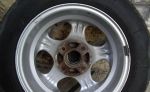 Hliníkové disky 4X108 14col Italy Fivespoke, pneu Michelin