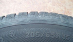 205/65R15 zimne pneumatiky -5x108R15 plechové disky Renault – fotka 2
