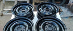 Plechové disky s Logom v top stave. 6J 14H2 ET 41 4x108) – fotka 2