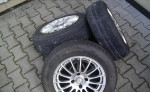 Elektróny, hlinikové disky, 4X108 15col Hrs h290, pneu Dunlop Michelin – fotka 3