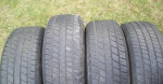 Hliníkové disky 4X100 15col Brock, pneu Dunlop – fotka 2