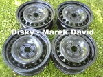 15 plechové disky Audi A4,A6,VW Passat,Golf V,VI,VII,Jetta,Octavia II,III (MA,SE,SI,MY,NM,PN,TN,BN,IL,PU,PB,BY,ZA,KM,CA,MT,RK,LM,PP,SN,LE,SB,PO,KE.)